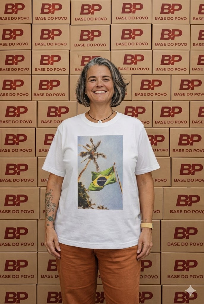 Bandeira Brasil branca