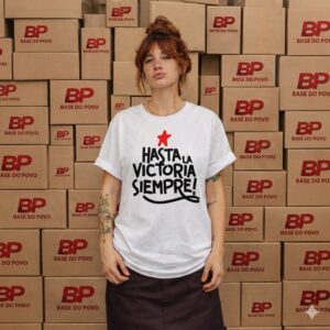 camisas linha white hasta la victoria siempre